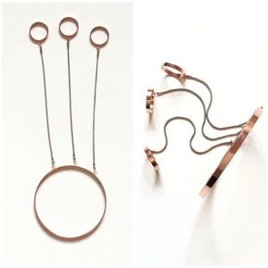 HARNESS BRACELET W/CHAIN RINGS❤️